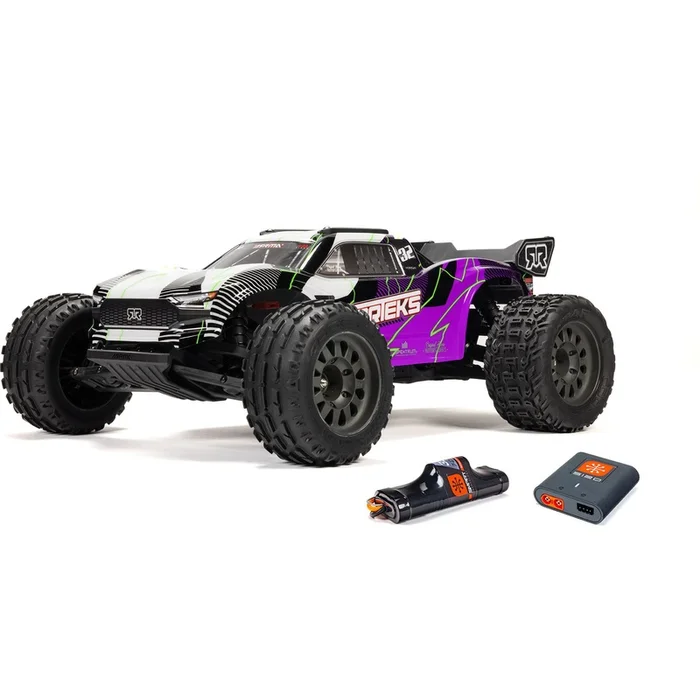1/10 VORTEKS MEGA 550 2WD Stadium Truck RTR with Battery & Charger, Purple