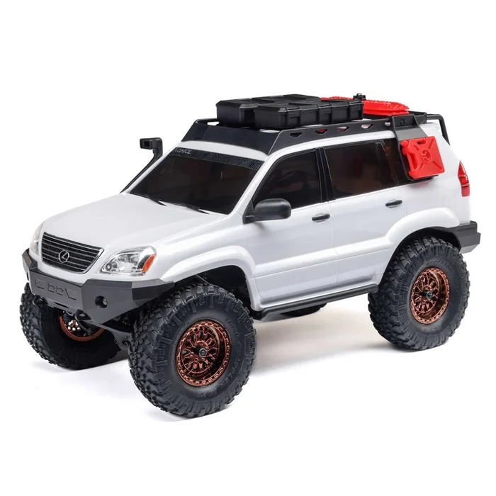 1/24 SCX24 Lexus GX 470 4×4 Ready to Run with Battery and Charger (White) (AXI-1532T1)