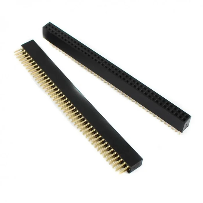 1.27mm 2×40 Pin Female Double Row Header Berg Strip
