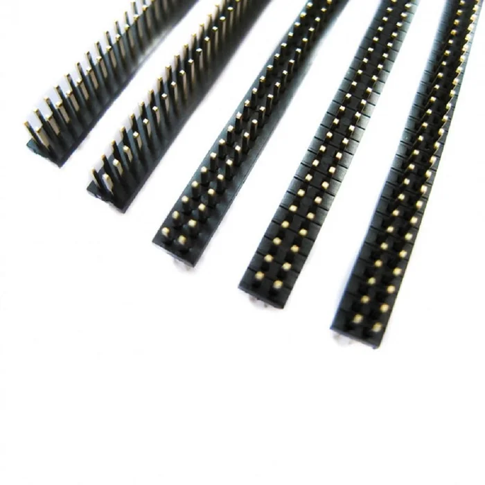 1.27mm 2×40 Pitch Pin Male Double Row Header Berg Strip