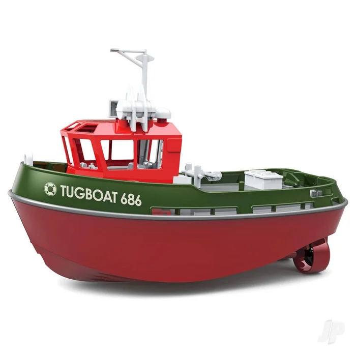 1:72 Mini Tugboat RTR Green (230mm) (HL3800-G)