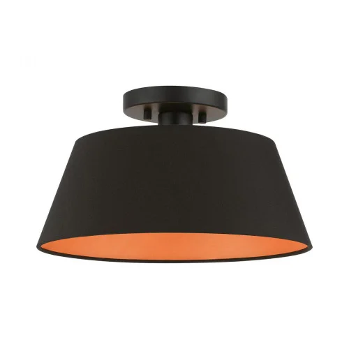 1 Light Black Semi-Flush Mount (108|51357-04)