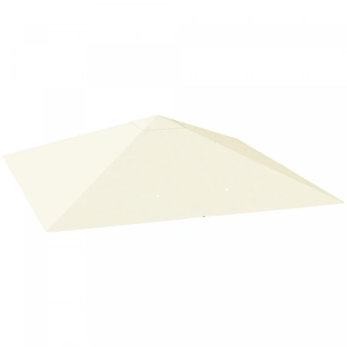10′ X 10′ Gazebo Replacement Cover, Gazebo Roof Replacement, Cream White