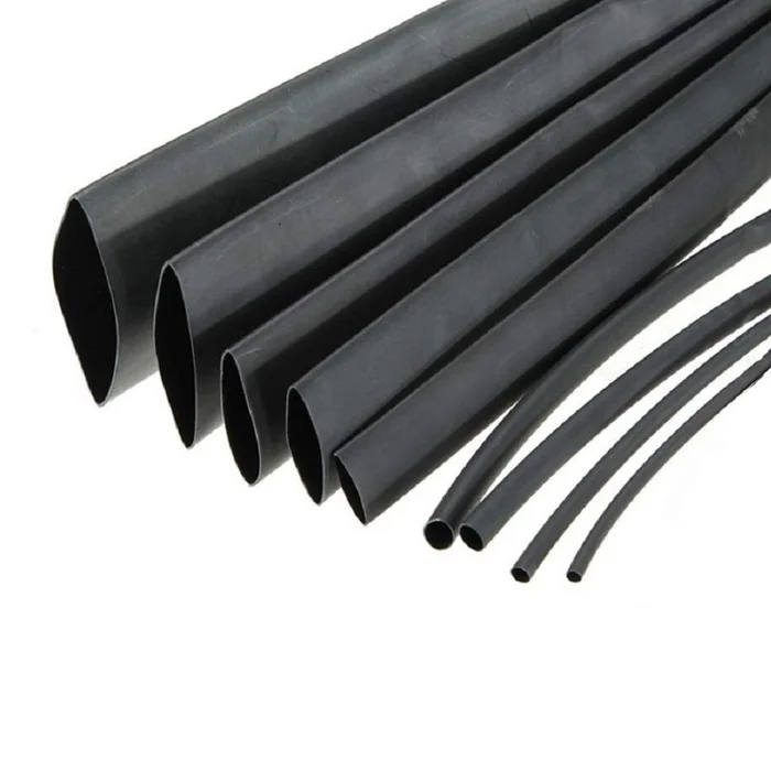 10 Meters Heat Shrink Tubes: 1 Meter each 1mm, 1.5mm, 2mm, 3mm, 4mm, 4.5mm, 5mm, 6mm, 8mm and 10mm Polyolefin 2:1 Sleeve for Wrap – (Black)