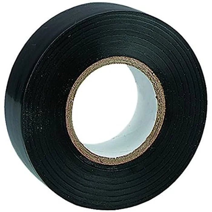 10 Yards Self Adhesive PVC Electrical Insulation Tape Pack (Black, 0.125 X18 mm)