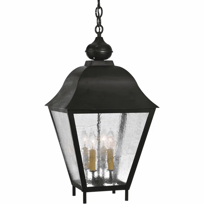 2nd Ave. 111281 Boston Wrought Iron Exterior Pendant Lighting