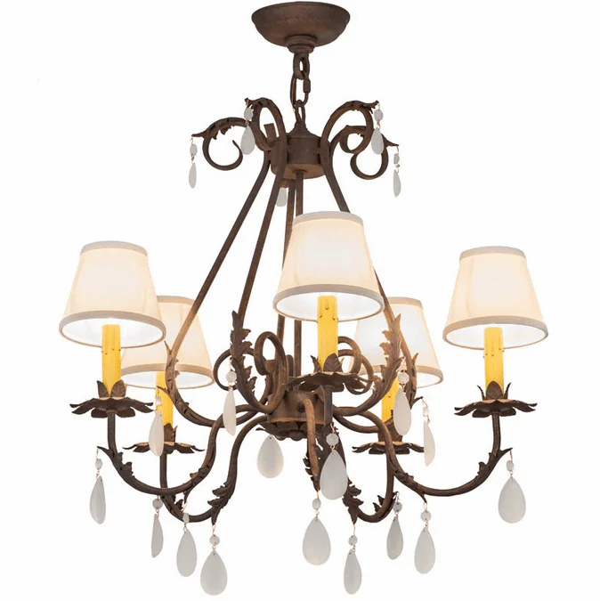 2nd Ave. 171440 Chantilly Traditional Rusty Nail Chandelier Light
