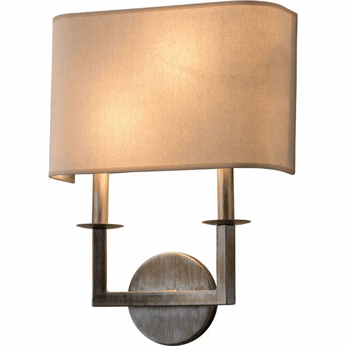 2nd Ave. 182637 Lys Traditional Antique Silver Light Sconce