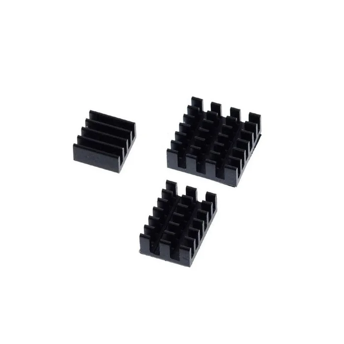 3 In 1 Aluminum Heatsink For Raspberry Pi 4 Model B – Black – RS2459
