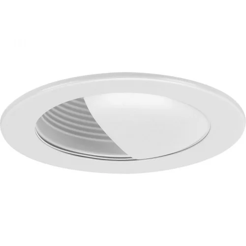 4” Satin White Recessed Wall Washer Trim for 4” Housing (P804N series) (149|P804004-028)