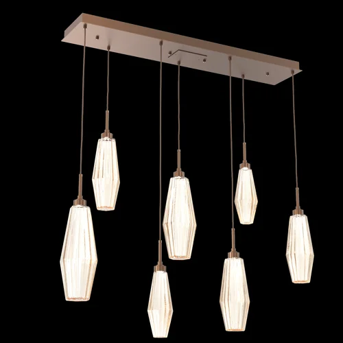 Aalto Linear 7pc Multi-Pendant (1289|PLB0049-07-BB-RA-C01-L3)