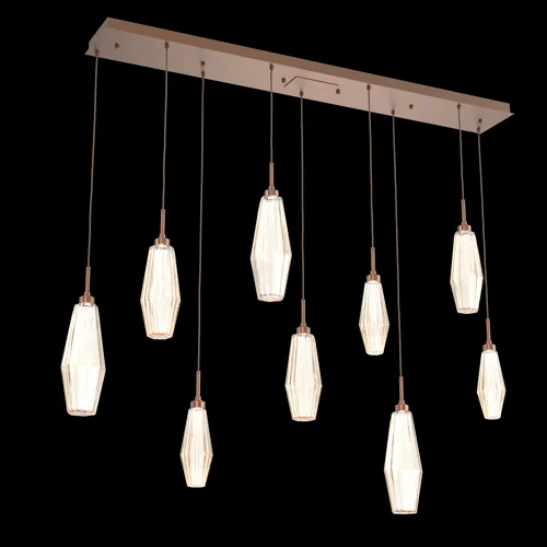 Aalto Linear 9pc Multi-Pendant (1289|PLB0049-09-BB-RA-C01-L1)
