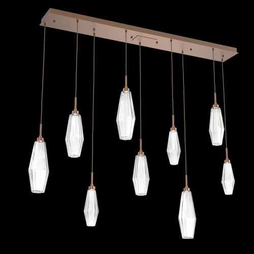 Aalto Linear 9pc Multi-Pendant (1289|PLB0049-09-BB-RC-C01-L3)