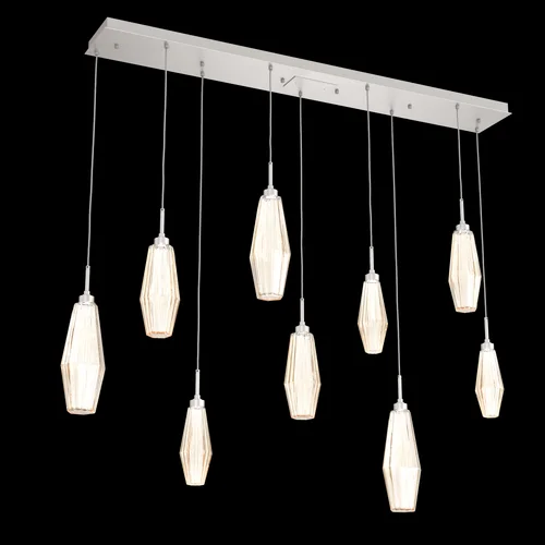 Aalto Linear 9pc Multi-Pendant (1289|PLB0049-09-BS-RA-C01-L1)