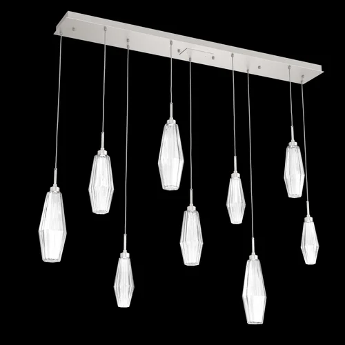 Aalto Linear 9pc Multi-Pendant (1289|PLB0049-09-BS-RC-C01-L3)