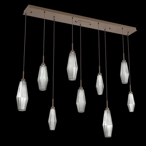 Aalto Linear 9pc Multi-Pendant (1289|PLB0049-09-FB-RS-C01-L1)