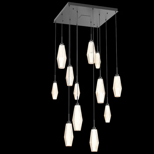 Aalto Square 12pc Multi-Pendant (1289|CHB0049-12-MB-RA-C01-L3)
