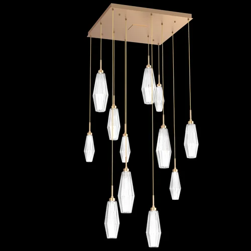 Aalto Square 12pc Multi-Pendant (1289|CHB0049-12-NB-RC-C01-L1)