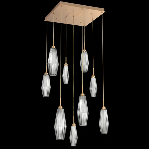 Aalto Square 9pc Multi-Pendant (1289|CHB0049-09-NB-RS-C01-L1)
