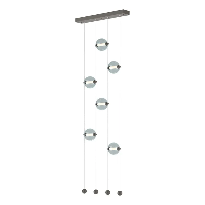Abacus LED Pendant in Dark Smoke (39|139055-LED-STND-07-YL0668)