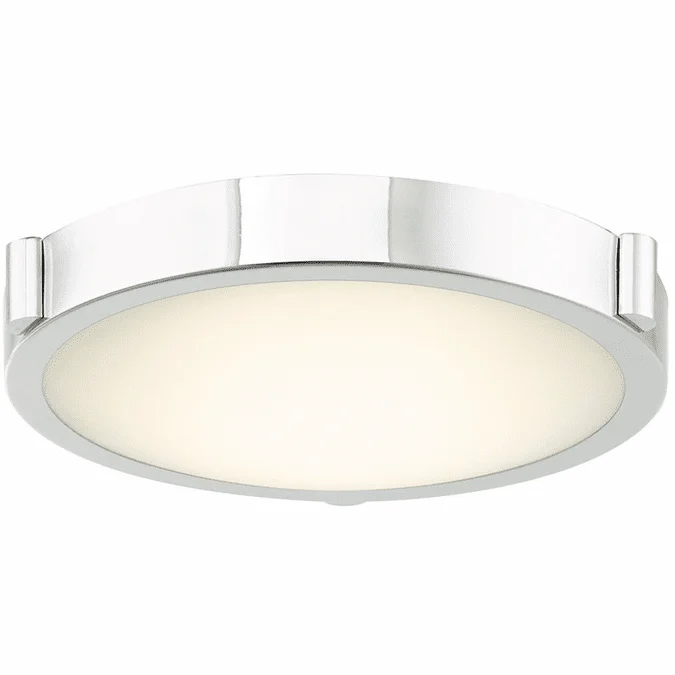 Abra 30065FM-CH Halo Contemporary Chrome LED 11″ Flush Mount Lighting