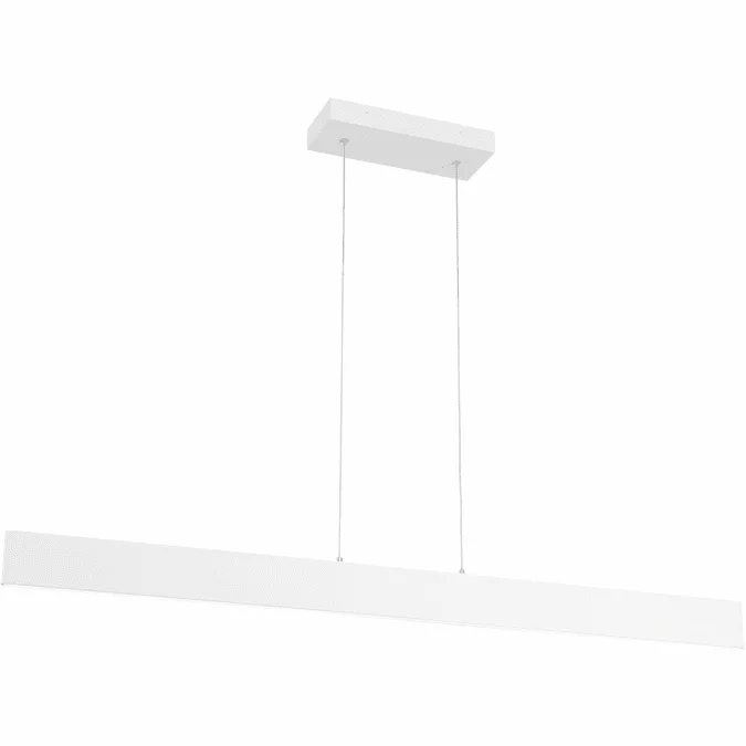 Access 24896LEDD-MWH/ACR Holm Contemporary Matte White LED Island Light Fixture