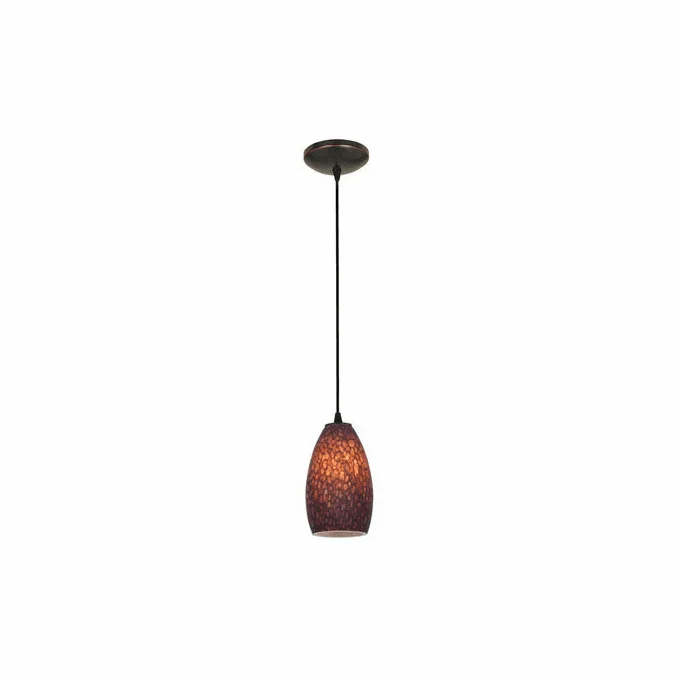 Access 28012-1C-ORB/BRST Champagne Modern Oil Rubbed Bronze Mini Pendant Hanging Light