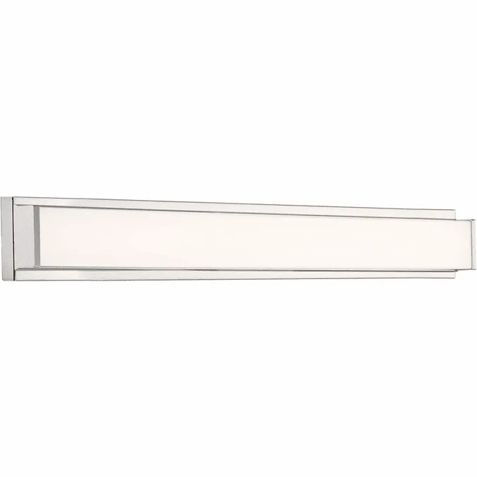 Access 62601LEDD-BS/ACR Citi II Contemporary Brushed Steel LED Bathroom Light Fixture