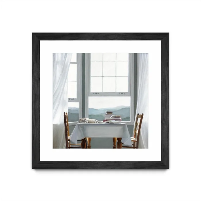Accidental Scholar Matted and Framed Black 30×30 Wall Art|uvre dart murale encadre noire et mate Accidental Scholar 30×30