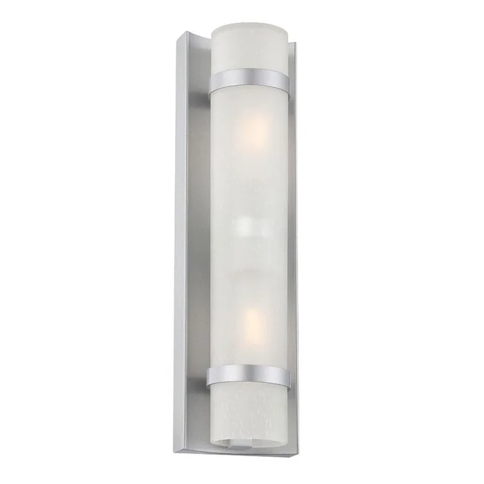 Acclaim Apollo 2-Light Outdoor Wall Light – Brushed Silver – 4701BS