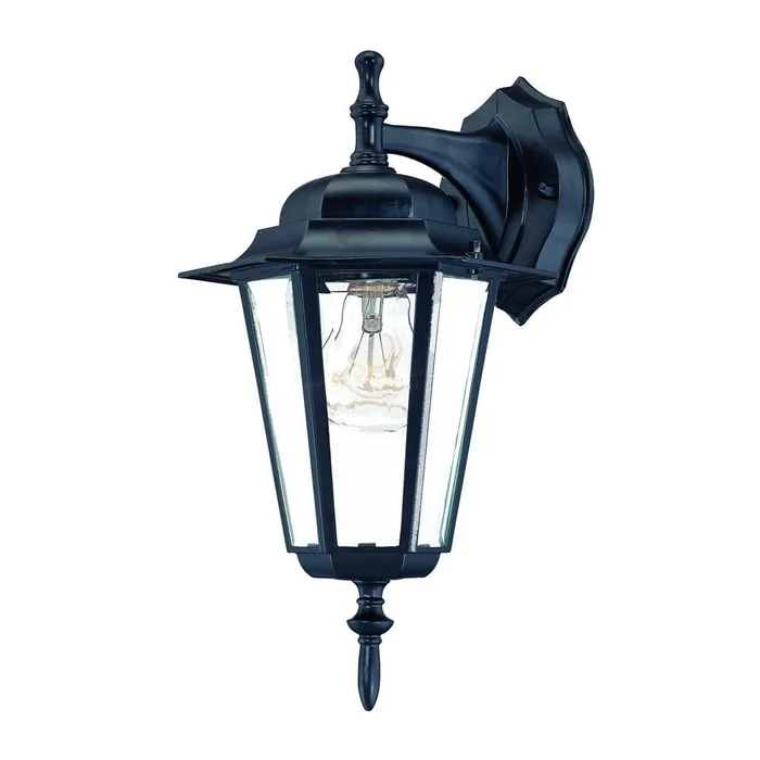 Acclaim Camelot 1-Light Outdoor Wall Light – Matte Black – 6102BK
