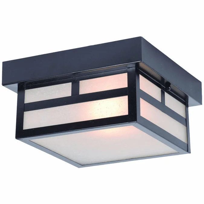 Acclaim Lighting 4708BK Artisan Matte Black Exterior Ceiling Light Fixture