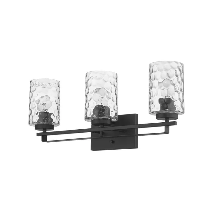 Acclaim Livvy 3-Light Bath Vanity Light – Matte Black – IN40012BK