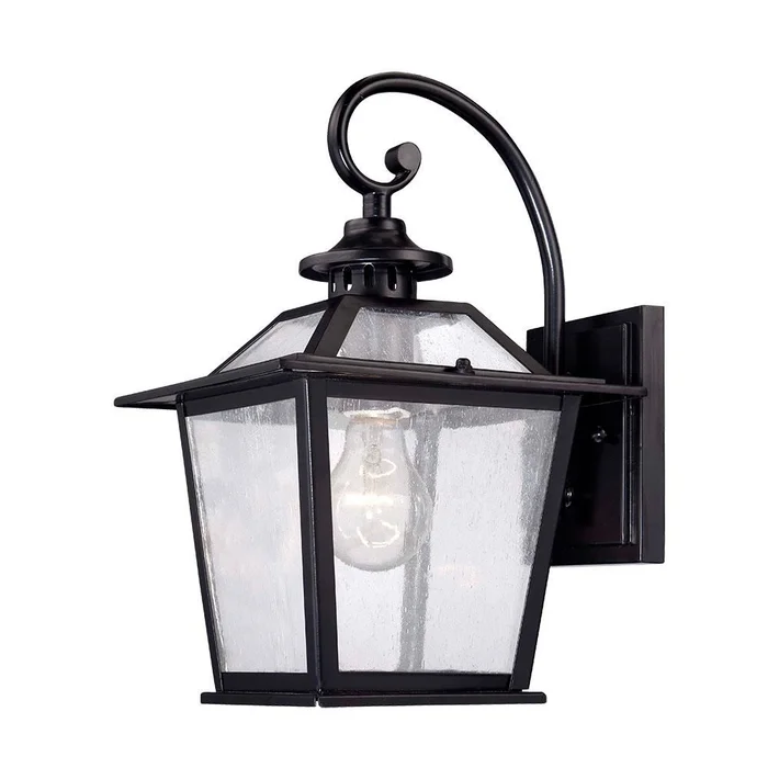 Acclaim Salem 1-Light Outdoor Wall Light – Matte Black – 9702BK