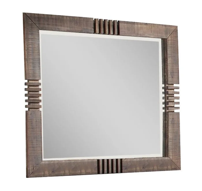 Acme Andria Landscape Mirror in Reclaimed Oak 21294 EST SHIP TIME APPX 4 WEEKS