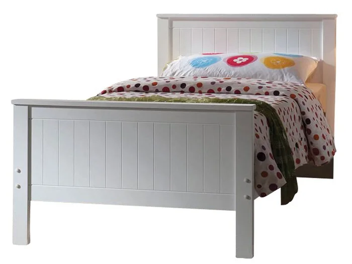 Acme Bungalow Twin Panel Bed in White 30025T EST SHIP TIME APPX 4 WEEKS