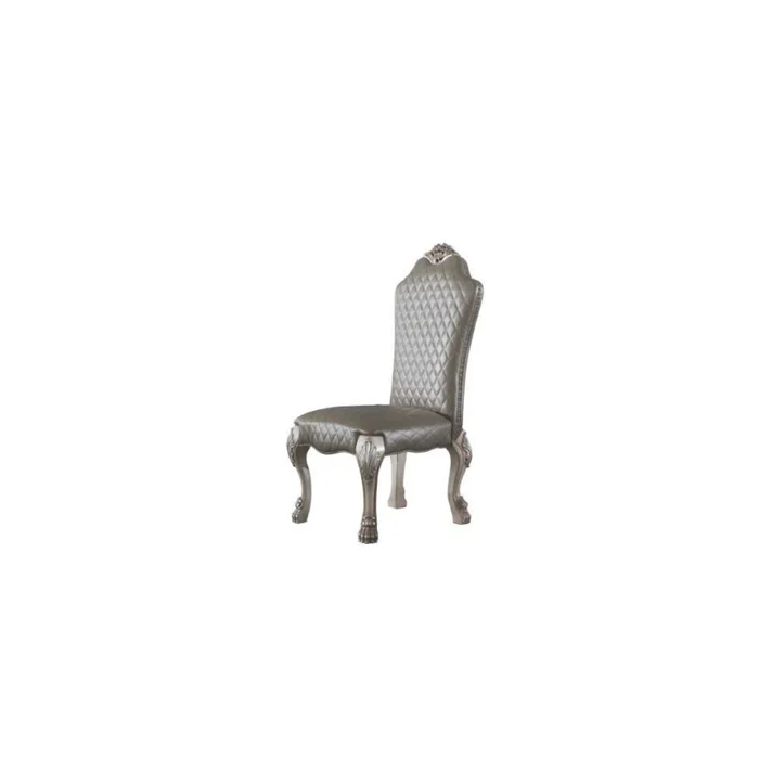 Acme Dresden Side Chair (Set of 2) in Vintage Bone White 68172 EST SHIP TIME APPX 4 WEEKS
