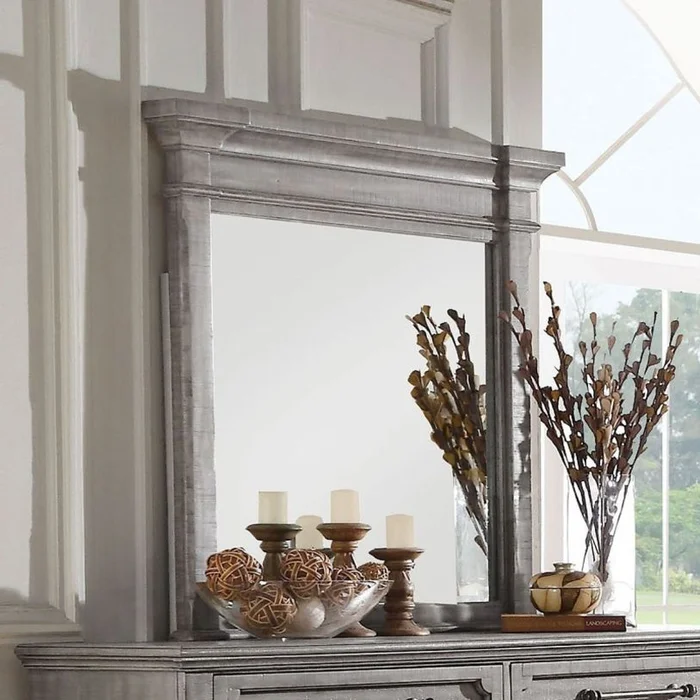 Acme Furniture Artesia Mirror in Salvaged Natural 27104 EST SHIP TIME APPX 4 WEEKS