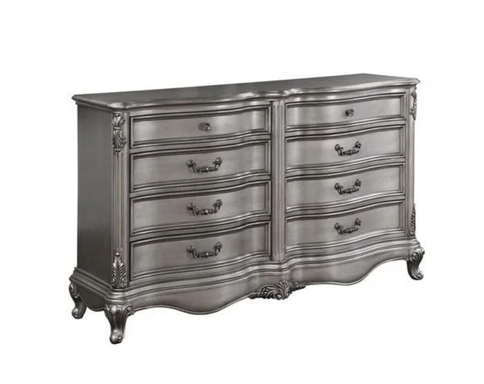 Acme Furniture Ausonia Dresser in Antique Platinum BD00606 EST SHIP TIME APPX 4 WEEKS