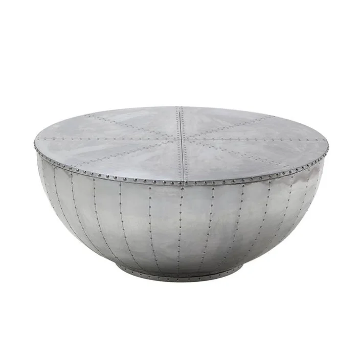 Acme Furniture Brancaster Coffee Table in Aluminum 84880 EST SHIP TIME APPX 4 WEEKS