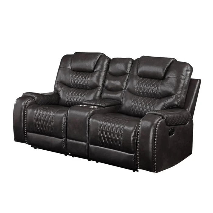 Acme Furniture Braylon Loveseat in Black 55411 EST SHIP TIME APPX 4 WEEKS