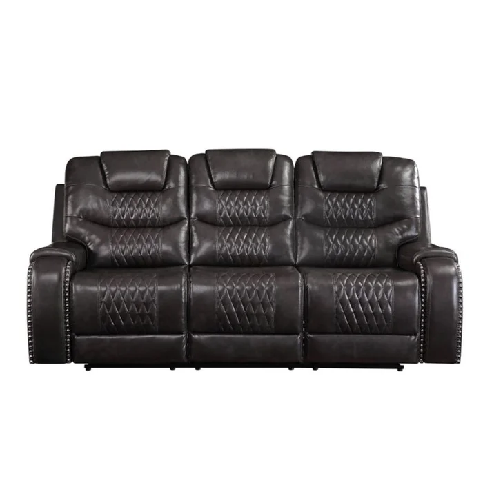 Acme Furniture Braylon Sofa in Black 55410 EST SHIP TIME APPX 4 WEEKS