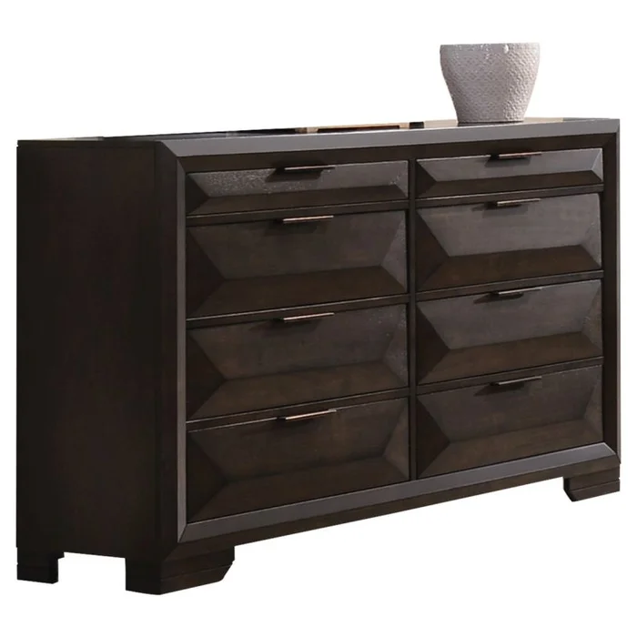 Acme Furniture Merveille 8 Drawer Dresser in Espresso 22875 EST SHIP TIME APPX 4 WEEKS