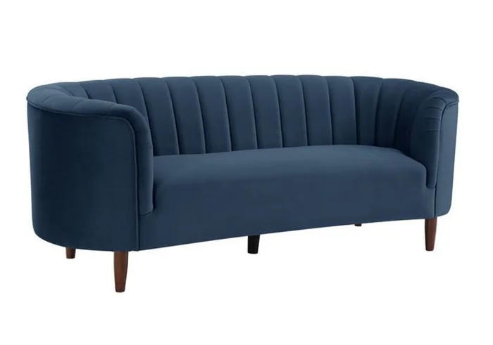 Acme Furniture Millephri Sofa in Blue Velvet LV00169 EST SHIP TIME APPX 4 WEEKS