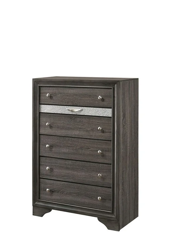 Acme Furniture Naima Chest in Gray 25976 EST SHIP TIME APPX 4 WEEKS