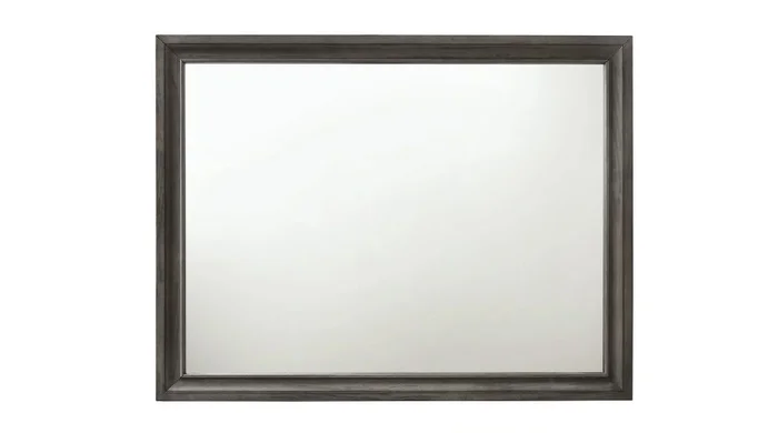 Acme Furniture Naima Mirror in Gray 25974 EST SHIP TIME APPX 4 WEEKS