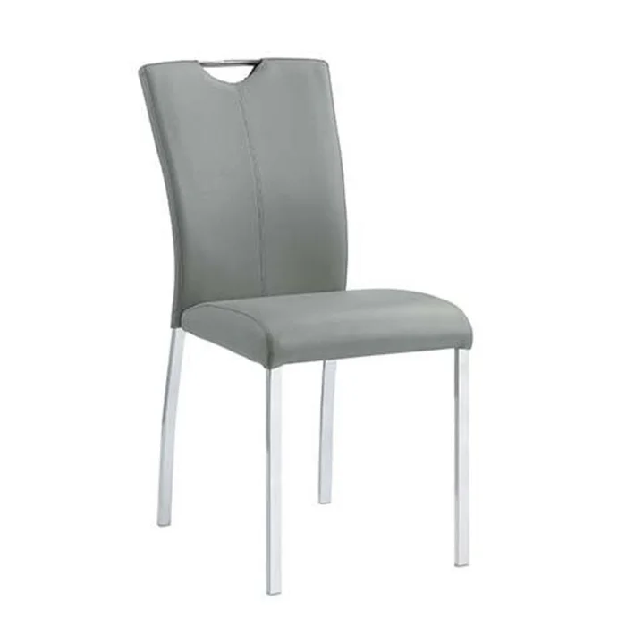 Acme Furniture Pagan Side Chair (Set of 2) in White High Gloss DN00741 EST SHIP TIME APPX 4 WEEKS