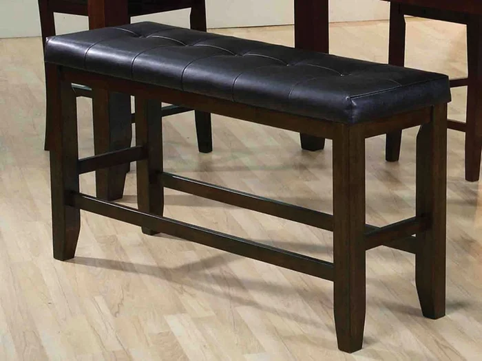Acme Furniture Urbana Bench in Black and Espresso 74625 EST SHIP TIME APPX 4 WEEKS