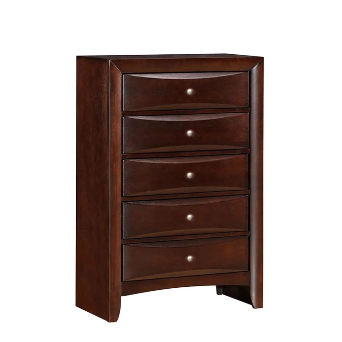 Acme Ireland 5-Drawer Chest in Brown 21456 EST SHIP TIME APPX 4 WEEKS
