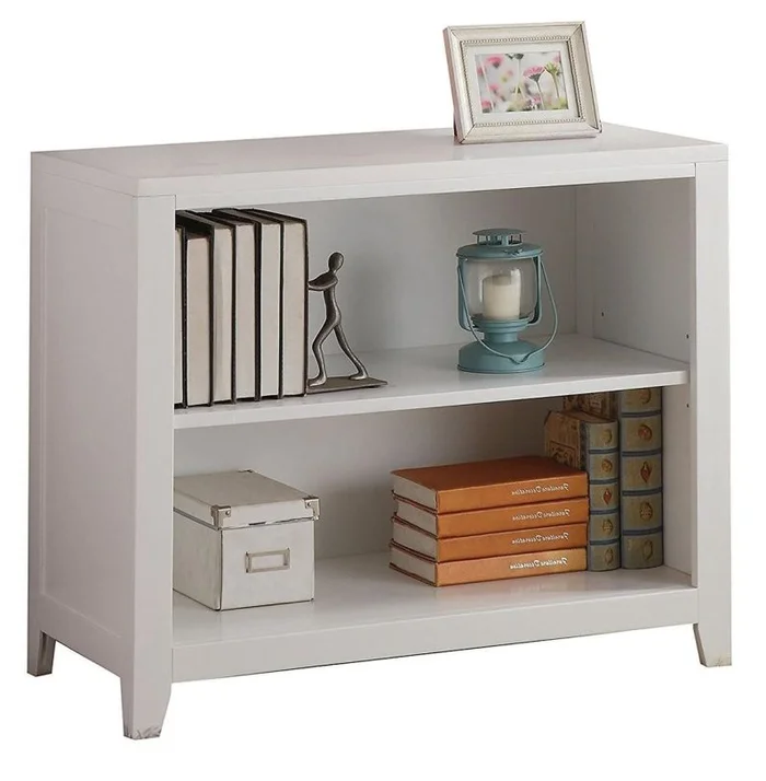Acme Lacey Bookshelf in White 30607 EST SHIP TIME APPX 4 WEEKS